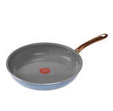 Preserve Ceramic Non-Stick Cookware, 12.5 Inch Frypan, Ocean Blue