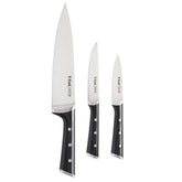 3 Knives Set, 8 inch Chef Knife, 5 inch Utility Knife, and 3.5 inch Paring Knife.