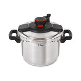 Clipso, Stainless Steel 8 Quart Pressure Cooker, Silver