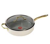 Preserve Ceramic Non-Stick Cookware, 5.5 Quart Jumbo Cooker, Almond Butter
