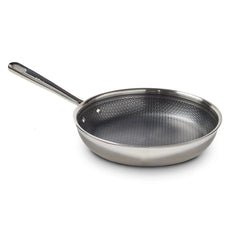 HybridMesh Stainless Steel 8 inch frypan with non-stick interior