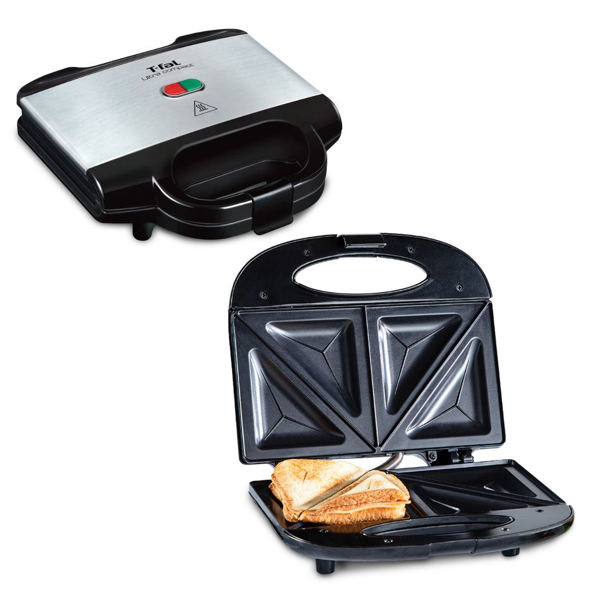 Ultracompact Sandwich Maker, Non Stick Coating