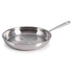 Pro Tri-Ply Stainless Steel Cookware, 8 inch Frypan, Silver