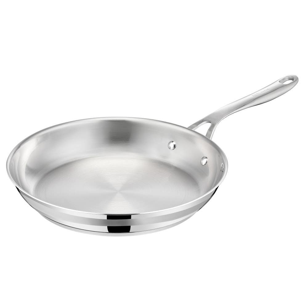 Cooks Smart Stainless Steel 9.5 Inch Frypan by Jaime Oliver, Stainless Steel handles