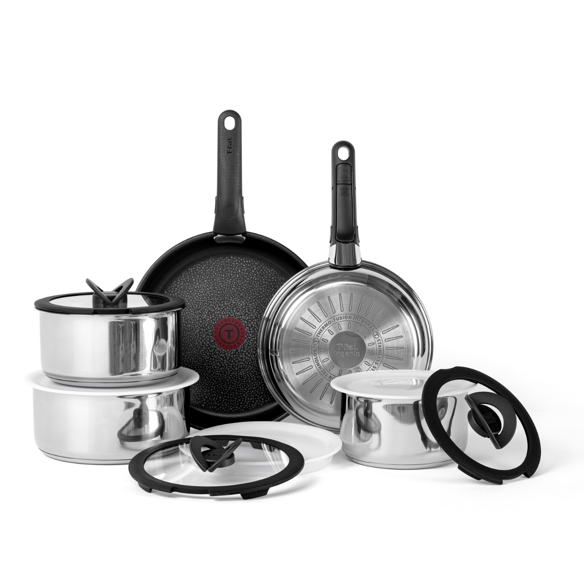 Ingenio Preference Stainless Steel 13 Piece Detachable Handle Cookware Set